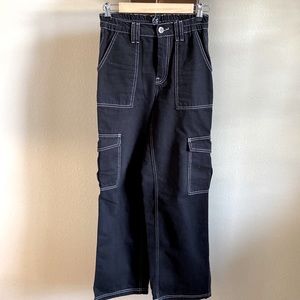 Black with white embroidered trim skate style BDG URBAN OUTFITTERS Jeans.